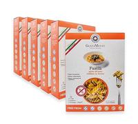 Gustamente Pasta Senza Glutine all’Uovo Trafilata al Bronzo - Fusilli Senza Lattosio Fonte di Proteine Senza Conservanti e a Basso Contenuto di Zucchero. Made In Italy - 6 x 200g