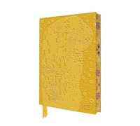 Gustav Klimt - Der Kuss - Tischkalender 2027: Original Flame Tree Publishing DIN A5-Format Exquisit Tischkalender mit Softcovereinband aus Kunstleder ... künstlerisch gestalteten Buchschnitt