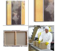 Gustav Klimt l'amore design quadro stampa tela dipinto telaio arredo casa
