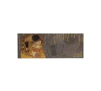 Gustav Klimt Lavagnetta Magnetica il Bacio 80x30cm Vetro + Metallo GOEBEL Wa