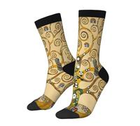 Gustav Klimt Paintings Uomo Donna Work Socks Antiscivolo Calze Running Comodi Calzini Lavoro Per Pilates Ciclismo Basket