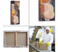 Gustav Klimt pesci d'oro design quadro stampa tela dipinto telaio arredo casa