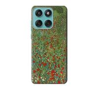Gustav Klimt Poppy Field Case Cover Custodia per Motorola Edge 60 Fusion