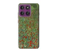 Gustav Klimt Poppy Field Case Cover Custodia per Motorola Edge 60 Pro