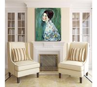 Gustav Klimt ritratto di signora quadro stampa tela dipinto telaio arredo casa
