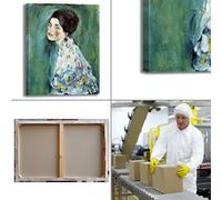 Gustav Klimt ritratto di signora quadro stampa tela dipinto telaio arredo casa