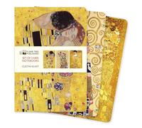 Gustav Klimt Set of 3 Midi Notebooks