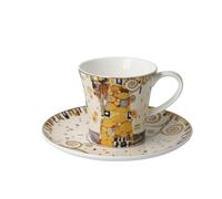 Gustav Klimt Tazza Con Saucer Conica La Realizzazione 250ml Goebel Porcellana