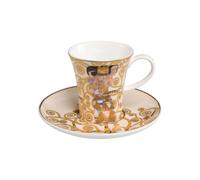 Gustav Klimt Tazzina La Aspettativa Cono Con Nastro Oro GOEBEL Porcellana