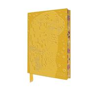 Gustav Klimt the Kiss 2026 Artisan Art Vegan Leather Diary Planner - Page to View With Notes: Original Flame Tree Publishing DIN A5-Format Exquisit ... künstlerisch gestalteten Buchschnitt