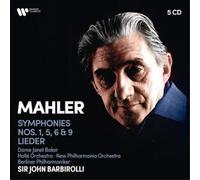 Gustav Mahler Mahler: Symphonies Nos. 1, 5, 6 & 9/Lieder (CD) Box Set