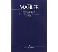Gustav Mahler Symphonie Nr. 2 (Klavierauszug): 4. und 5. Satz (Tascabile)