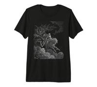 Gustave Dore Death on The Pale Horse Maglietta Premium