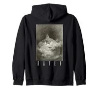 Gustave Doré Il corvo E. A. Poe luna morte oscuro gotico Felpa con Cappuccio