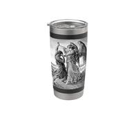 Gustave Dore Jacob lotta con l'Angelo 1855 Bicchiere termico in acciaio inox doppia parete