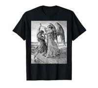Gustave Dore Jacob Lotta con l'Angelo 1855 Maglietta