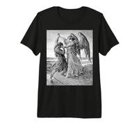 Gustave Dore Jacob Lotta con l'Angelo 1855 Maglietta Premium