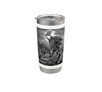 Gustave Dore Mosè rompe le tavolette della legge Bicchiere termico in acciaio inox doppia parete
