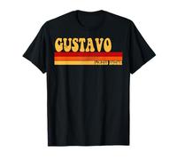 GUSTAVO Nome Personalizzato Idea Uomo Retro Vintage GUSTAVO Maglietta