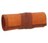 Gusti Astuccio - Benjamin portapenne in vera pelle marrone in stile vintage