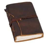 Gusti Book Leather - Amalia Notebook Diary Din A6 Marrone in pelle