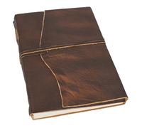 Gusti Book Leder - Bella Sketchbook Guestbook Din A4 Brown Leather