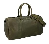 Gusti Borsa da viaggio in pelle Joris - Borsa da viaggio con scomparto AirTag e scomparto separato con fodera impermeabile