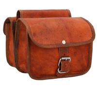 Gusti Leder Sabine S Borsa per Bicicletta in Pelle per Sella Strumenti Pelle di Capra Marrone A129b, marrone, Taglia unica