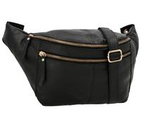 Gusti Marsupio in pelle Freya, da donna e da uomo, marsupio, in pelle, nero, Nero , taglia unica