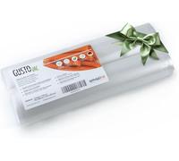 GustoVac Sacchetti per sottovuoto per alimenti plastica goffrati 30x600cm trasparenti - 2 Sacchetti buste sottovuoto per alimenti - Buste per sottovuoto per alimenti sacchetti cottura sottovuoto