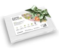 GustoVac Sacchetti sottovuoto di Alta qualità, 50 Pezzi, 16x25 cm, in Rilievo, Prodotti in Netherlands, Senza BPA, Pellicola di Saldatura, Sacchetti per sottovuoto