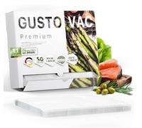 GustoVac Sous Vide - 50 Sacchetti sottovuoto per sottovuoto, 30 x 40 cm, in Rilievo, Prodotto in Netherlands, Senza BPA, per sottovuoto