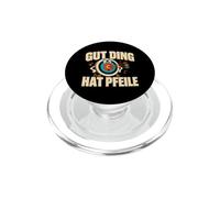 Gut Ding Hat Pfeile Bogenschießen Cartoon PopSockets PopGrip per MagSafe