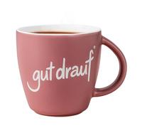 gut drauf Tazza di benessere 320 ml - Tazza in ceramica impilabile con confezione regalo - Tazza motivante, adatta al microonde e alla lavastoviglie, resistente ai graffi, marca tedesca