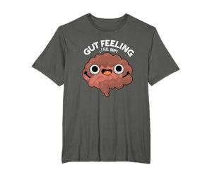 Gut Feeling Divertente Anatomia Gioco di parole Maglietta