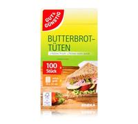 Gut & Günstig 100 sacchetti per colazione, 19 x 22 cm