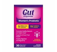 Gut Response Integratore Probiotico Per Donne, Beige, 30 Capsule