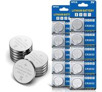 GutAlkaLi CR2032 - Batterie a bottone al litio da 3 V, CR 2032, 10 pezzi