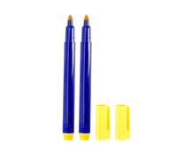 GUTE LINES 2 pezzi Penna Controlli Banconote Rivelatore di Banconote False, Money Checker Penna Tester Euro, Dollaro USA, Rublo Russo ecc. (Blu)