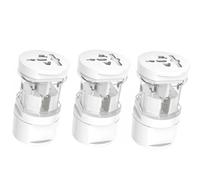 GUTE LINES Adattatore Universale da Viaggio, Adattatori Prese Caricatore 250V, Adattatori Multiregionali per USA/UK/EU/AUS/CHN, Universal Plug Adapter (3PCS-13A)