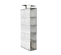 GUTE LINES Organizer Armadio Air, Mensole da armadio, Portatutto per Cappello, Calze, Mutande, Asciugamani (grigio chiaro, 30 x 15 x 70 cm)