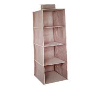GUTE LINES Organizer Armadio da Appendere, Mensole da Armadio, Portatutto con 4 Scomparti, Per Vestiti, Cappello, Calze, Mutande, Asciugamani, 80 x 30 x 30cm