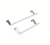 GUTE LINES Portastrofinacci Da Armadietto Portasciugamano Per Porte Gancio Dispenser in Acciaio Inox (36cm + 23cm)