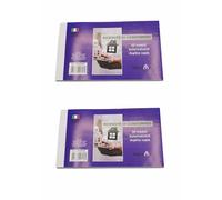 GUTE LINES Ricevute di Condominio 2 copie, Blocco Condominio 50 Moduli Autoricalcanti in duplice Copia, 2 Blocchi