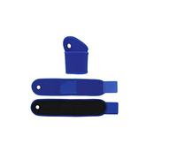 GUTEINTE Polsiera in Neoprene, Supporto per Polso, Fascia Elastica Mano Polso, Supporto per Sport, Palestra, Lavoro, Adatto per Uomini e Donne, Colore Blu, 2 Pezzi (L)