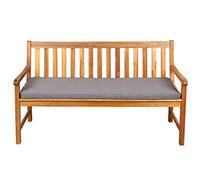 Gutekissen® Cuscino per panchina, altalena da giardino, sedile, liscio. FK5 (100x50x5, Hellgrau)
