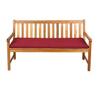 Gutekissen® Cuscino per panchina, altalena da giardino, sedile, liscio. FK5 (110x60x5, Rosso)