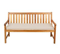 Gutekissen® Cuscino per panchina, altalena da giardino, sedile, liscio. FK5 (120x60x5, Crema)