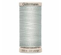 Gutermann 2T200Q/4507 - Filo da cucito in 100% cotone cerato, 200 m, colore: Argento