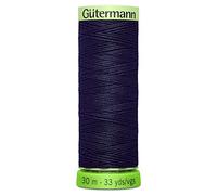 Gutermann 723665 339 Sew All 100% riciclato filo per punto superiore, 30 m, blu notte, taglia unica